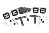 Rough Country Quad LED Light Pod Kit -Black Series for 18-23JL/2020 Gladiator THUMBNAIL