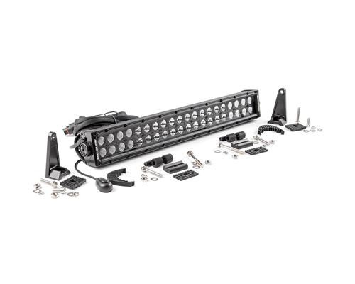 Rough Country 20" Cree LED Light Bar - Dual Row Black Series MAIN