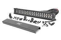 Rough Country 20-inch Cree LED Light Bar - (Dual Row|Black Series w/ Amber DRL) MAIN