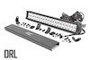 Rough Country 20"Cree LED Light Bar-Dual Row Chrome Series w/ Cool White DRL THUMBNAIL