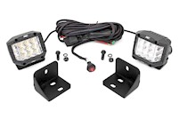 Rough Country Can-Am Defender R Facing 3" Chrome Series LED Kit 16-22 Defender MAIN