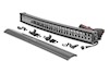 Rough Country 30"Curved Cree LED Light Bar-Dual Row Black Series w/ Amber DRL THUMBNAIL