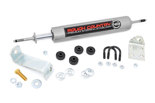 Rough Country N3 Steering Stabilizer Chevy C10/K10 Truck 2WD 1969-1987 8738530 LARGE