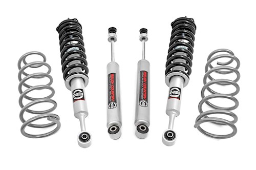 Rough Country Lift Kit 3" w/ Loaded Struts & Rear Coils for Toyota 4Runner 03-09 LARGE