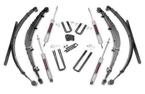 Rough Country 4in Suspension Lift System for Ford 77-79 F250 505.20 LARGE
