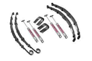 Fat Bob's Garage, Rough Country Part #600.2, Jeep CJ 5/6, M38A1 2.5" Suspension Lift Kit 4WD 1955-1968 MAIN