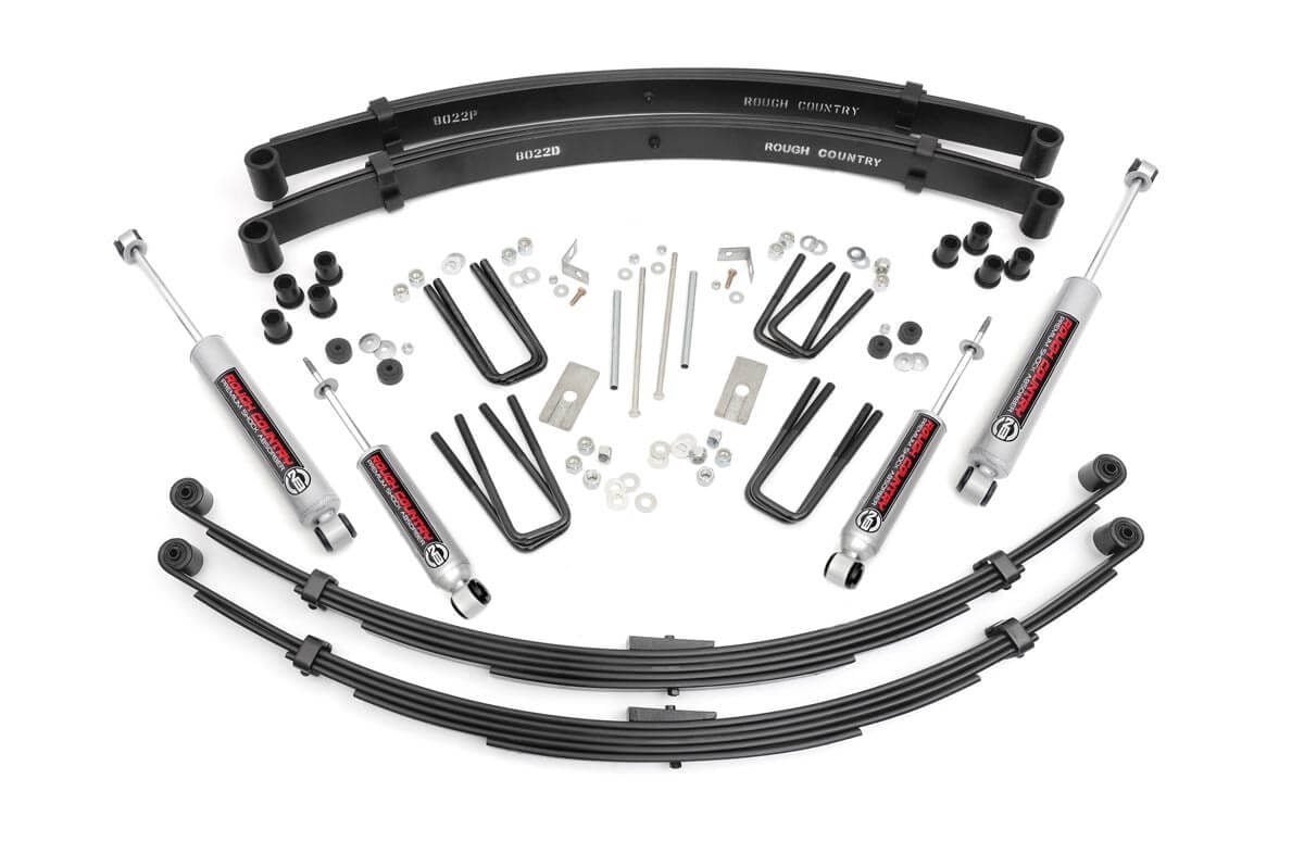 Fat Bob's Garage, Rough Country Part #71030, Toyota 4WD Pickup 3" Suspension Lift Kit 1979-1983 MAIN