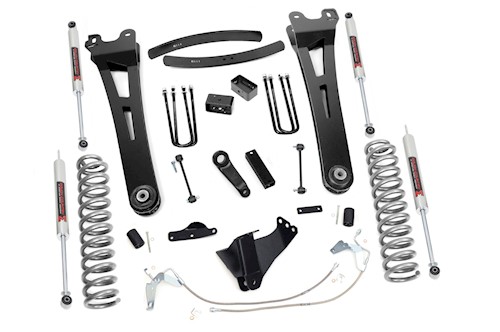 Rough Country 6" Lift Kit Diesel Radius Arm M1 For Ford Super Duty 08-10 53840 LARGE