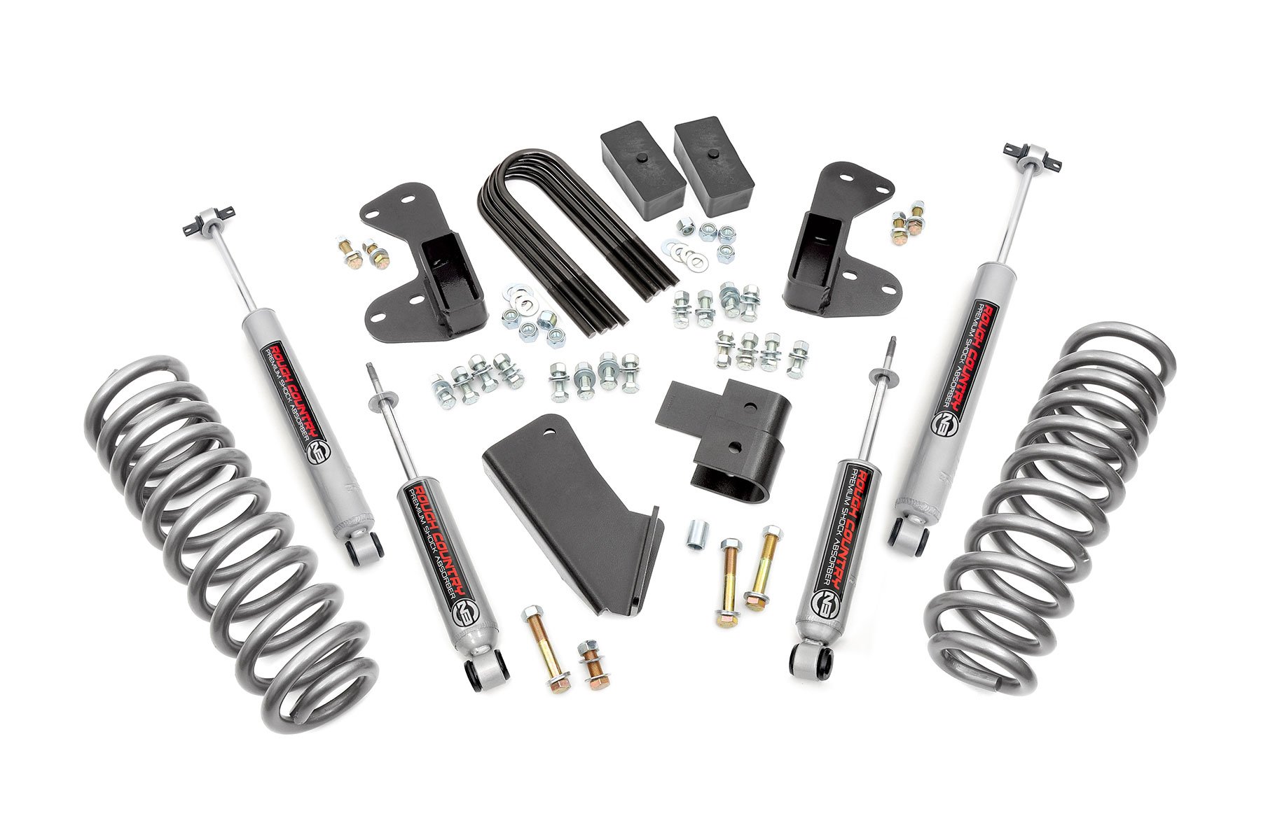 Fat Bob's Garage, Rough Country Part #42530, Ford F150/Bronco 2.5" Lift Kit 4WD 1980-1996 MAIN