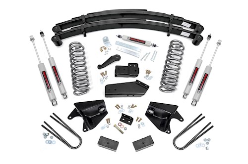Rough Country 6in for Ford Suspension Lift System 80-96 F-150/Bronco W Rear Leaf LARGE