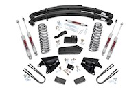Rough Country 6in for Ford Suspension Lift System 80-96 F-150/Bronco W Rear Leaf MAIN