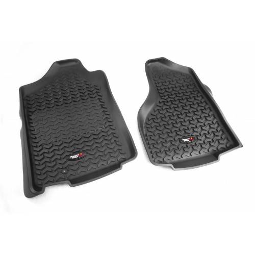 Fat Bob's Garage, Rugged Ridge, Part #82903.01, All Terrain Front Floor Liners Tread Lightly 02-12 Ram Pickup MAIN