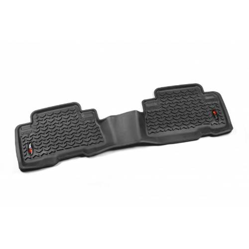 Fat Bob's Garage, Rugged Ridge, Part #82954.30, Rear Black Floor Liner For 07-14 Toyota Fj Crusier Treadlightly Logo MAIN