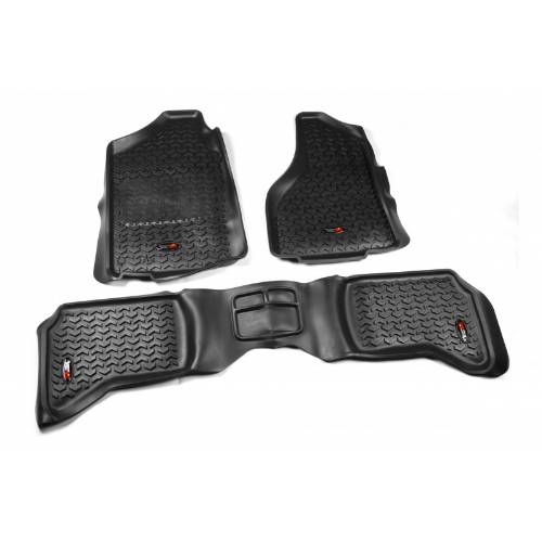 Fat Bob's Garage, Rugged Ridge, Part #82989.40, All Terrain Floor Liner Kit 02-14 Dodge Ram 1500 2500 And 3500 MAIN
