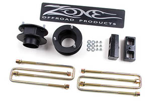 Fat Bob's Garage, Zone Offroad Part #D1252, Dodge Ram 1500 2.5" Lift Kit 4WD 1994-2001 MAIN