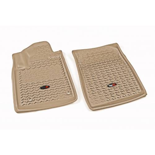 Fat Bob's Garage, Rugged Ridge, Part #83904.21, F Tan Floor Liner Pr 12-16 Tundra Regular/Double/Crew Cabs MAIN