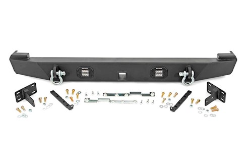 Rough Country Rear LED Bumper w/ D-Rings For Jeep Cherokee XJ 84-01 110504 LARGE