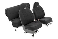Rough Country Seat Covers Non Detach Headrest FR & Rr For Jeep Cherokee XJ 84-96 MAIN