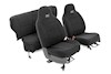 Rough Country Seat Covers Non Detach Headrest FR & Rr For Jeep Cherokee XJ 84-96 THUMBNAIL