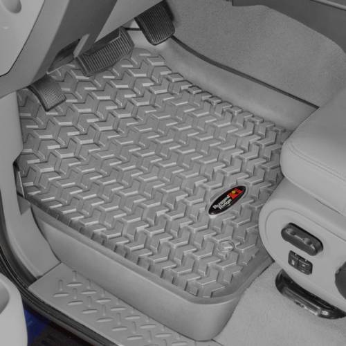 Fat Bob's Garage, Rugged Ridge, Part #84902.01, Front Tan Floor Liner Set 04-08 D F150 Sc/Excab MAIN