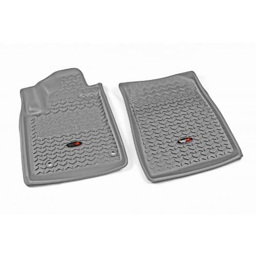 Fat Bob's Garage, Rugged Ridge, Part #84904.21, Front Gray Floor Liner Pair For 07-16 Toyota Tundra MAIN