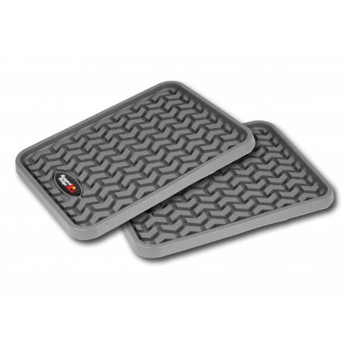 Fat Bob's Garage, Rugged Ridge, Part #84950.01, Rear Gray Floor Liner Pair For Most Trucks MAIN
