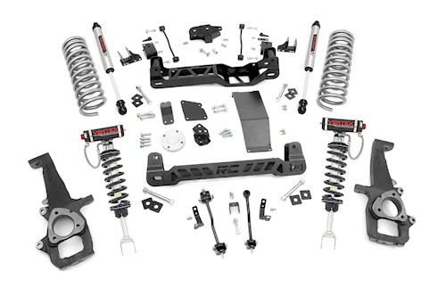 Rough Country 6" Suspension Lift Kit Vertex Strut&V2 Shock 12-18 Ram 1500 LARGE