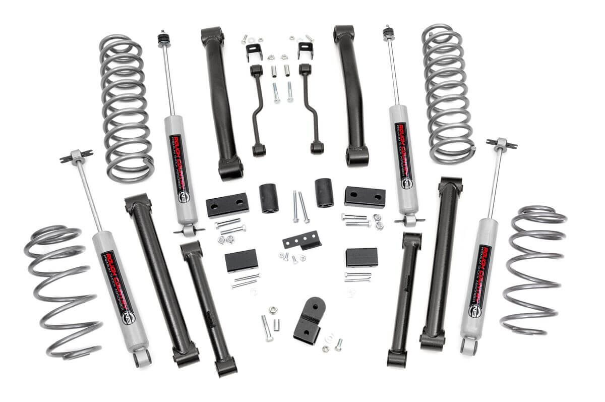 Fat Bob's Garage, Rough Country Part #900.2, Jeep ZJ Grand Cherokee 4" Series II Suspension Lift 1993-1998 THUMBNAIL