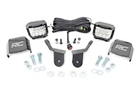 Rough Country LED Light Kit | Cage Mount | 2" Chrome Pair | Wide Angle | Honda Pioneer (16-22) MAIN