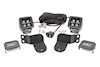 Rough Country For Polaris General Dual LED Cube Kit Black Series w/Amber DRL THUMBNAIL