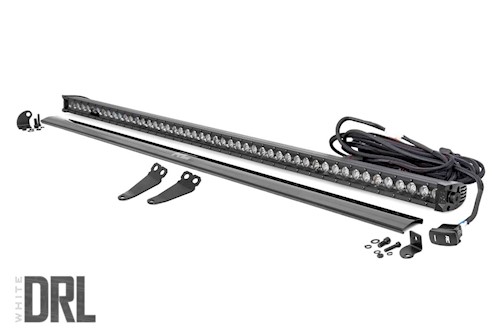 Rough Country For Polaris General 50" Single-Row Windshield LED Kit|BLK 19-20 LARGE