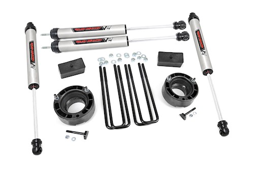 Rough Country 2.5in for Dodge Leveling Lift Kit w/V2 Shocks 94-01 Ram 1500 4WD LARGE