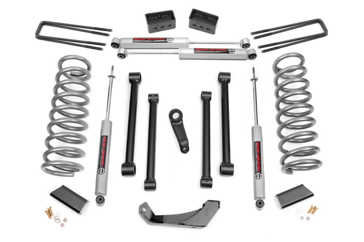 Fat Bob's Garage, Rough Country Part #371S, Dodge Ram 1500 5" Suspension Lift Kit 4WD 1994-1999 MAIN