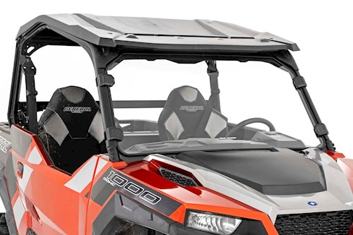 Rough Country Scratch Resistant Full Windshield 16-20 For Polaris General LARGE