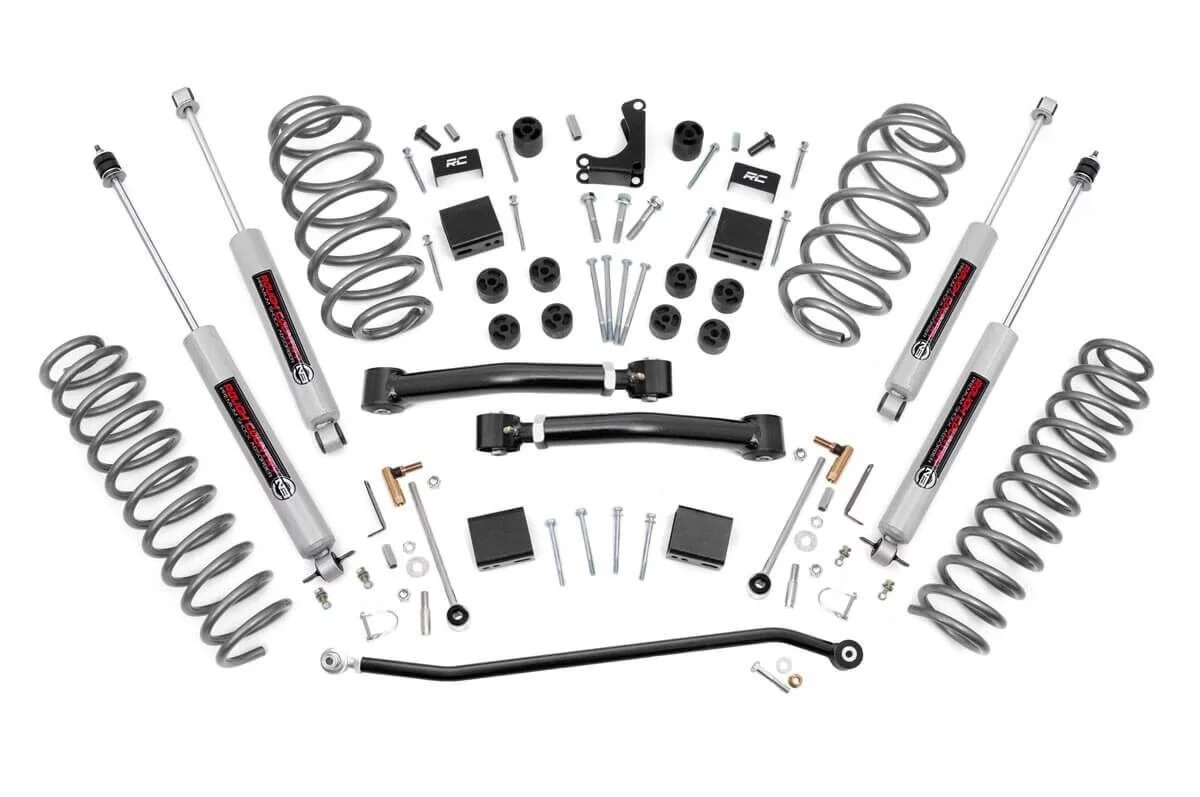 Fat Bob's Garage, Rough Country Part #639P, Jeep Grand Cherokee WJ 4" X-Series Suspension Lift Kit 1999-2004 THUMBNAIL