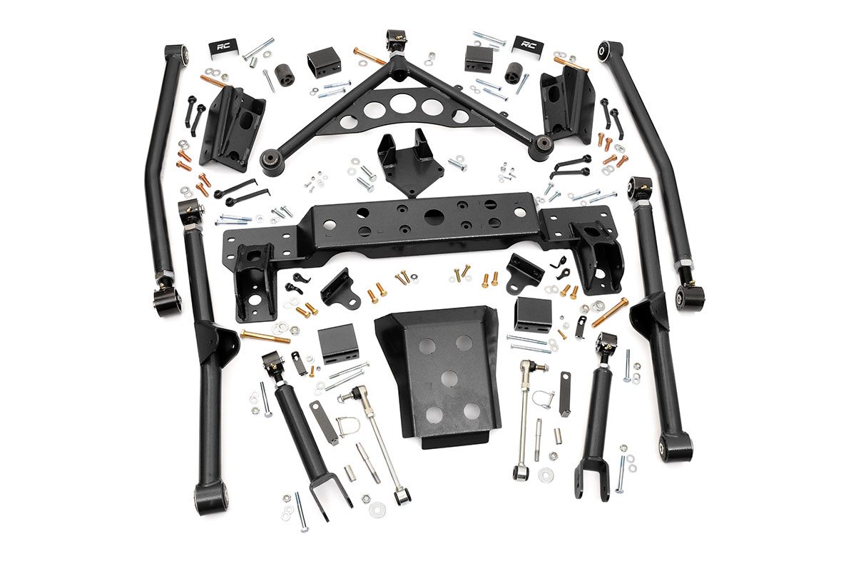 Fat Bob's Garage, Rough Country Part #909, Jeep WJ Grand Cherokee 4" Long Arm Upgrade Kit 1999-2004 MAIN