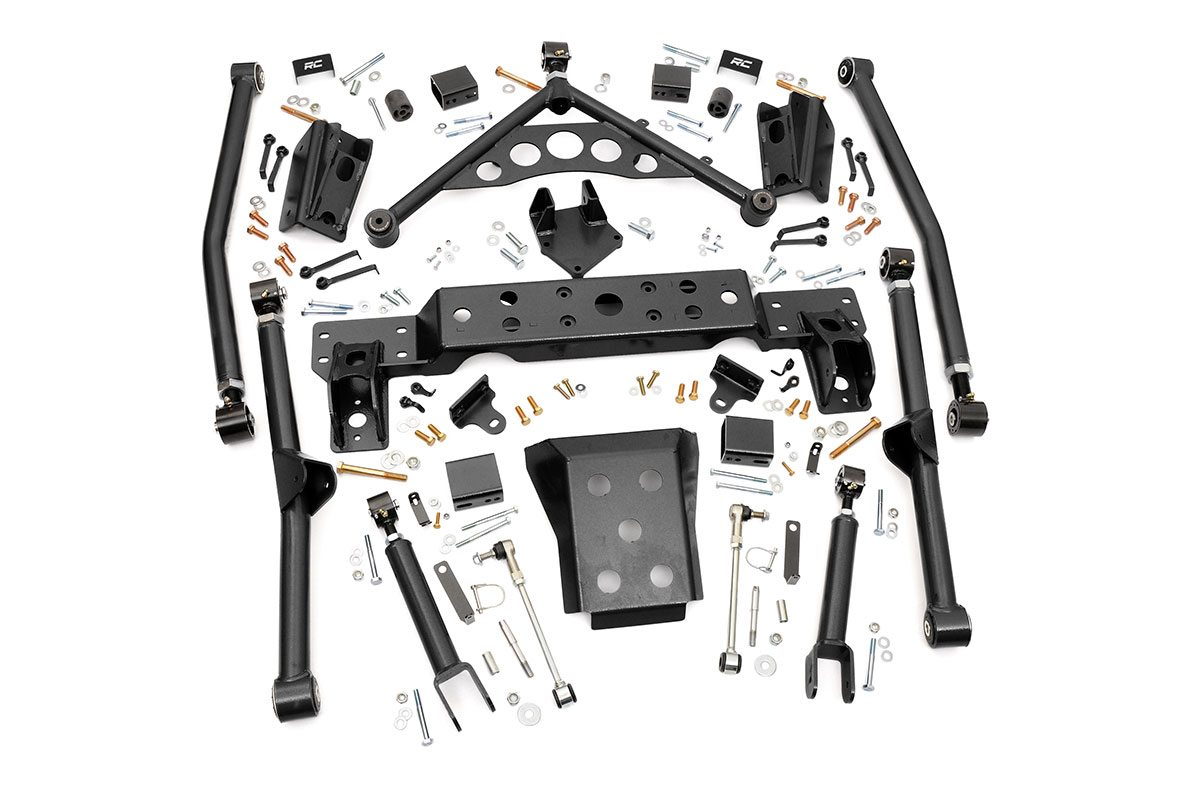 Fat Bob's Garage, Rough Country Part #909, Jeep WJ Grand Cherokee 4" Long Arm Upgrade Kit 1999-2004 THUMBNAIL