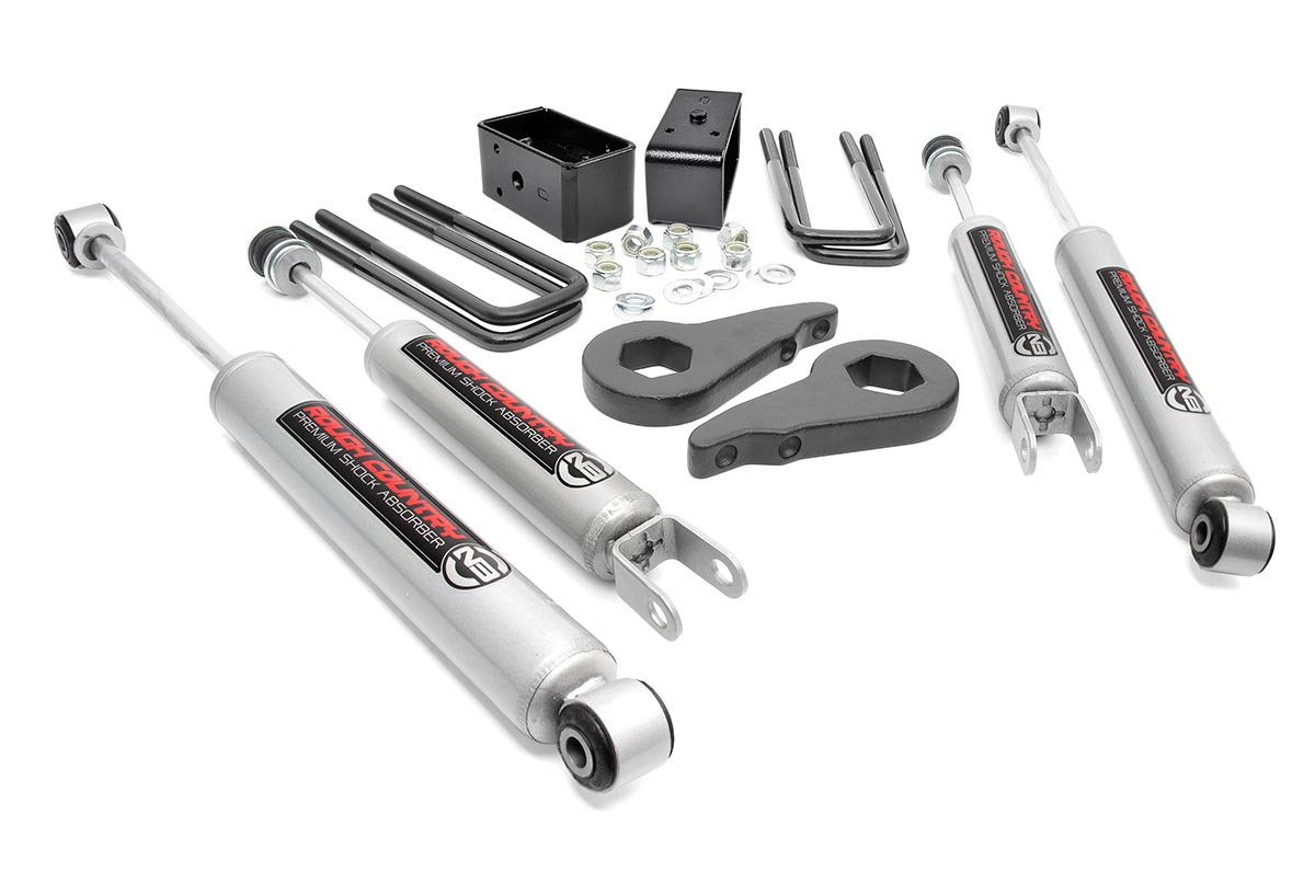 Fat Bob's Garage, Rough Country Part #283N2, Chevrolet/GMC 1500 Pickup 4WD 1.5-2" Full Leveling Kit 1999-2006 MAIN
