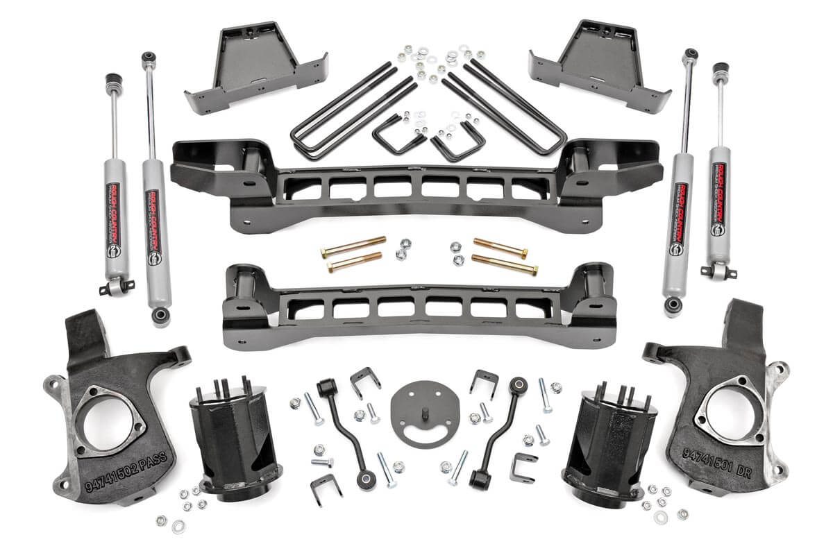 Fat Bob's Garage, Rough Country Part #234N2, Chevy / GMC 1500 Pickup 2WD 6" Suspension Lift 99-06 MAIN