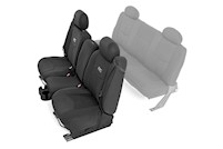 Rough Country GM Neoprene Front Seat Cover | Black [99-06 1500] 91013 MAIN
