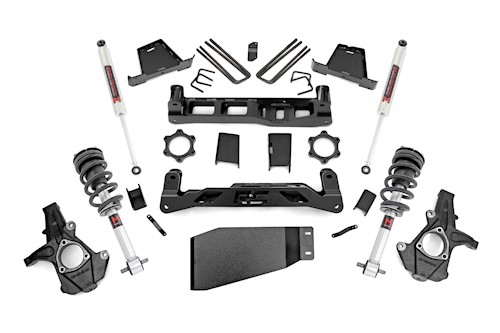 Rough Country 7.5 Inch Lift Kit M1 Struts/M1 Chevy/GMC 1500 07-13 4WD 26440 LARGE