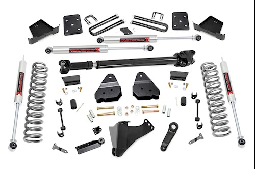 Rough Country 6 Inch Lift Kit OVLDS D/S M1 for Ford SuperDuty 4WD 17-23 -51741 LARGE