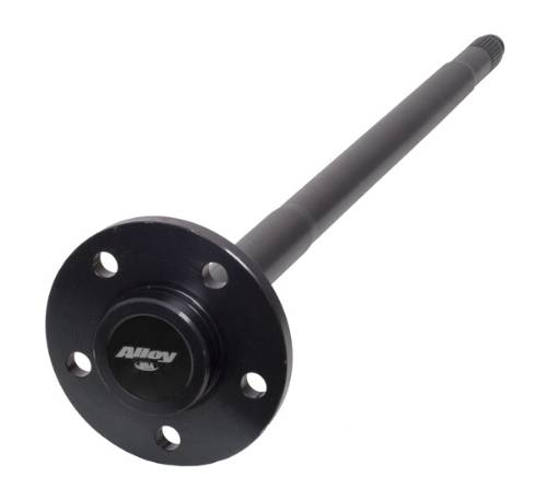 Fat Bob's Garage, Alloy USA Part #21140, Rear Axle Shaft RH, Dana 35 27-Spline, w/ ABS & Drum, 4140 Chromoly MAIN