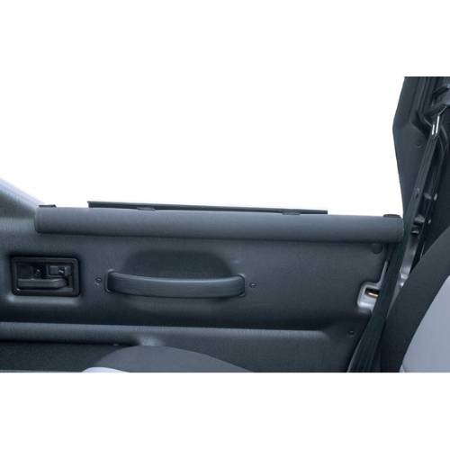 Fat Bob's Garage, Rugged Ridge, Part #11820.20, Jeep Wrangler Half Door Arm Rests Black 1987-2006 THUMBNAIL