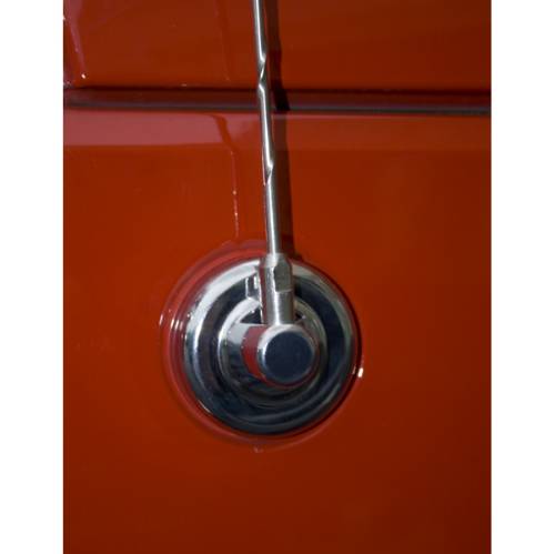 Fat Bob's Garage, Rugged Ridge, Part #11131.01, Jeep TJ/LJ Wrangler Antenna Cover, Stainless Steel 1997-2006 MAIN