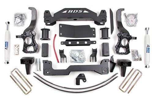 Fat Bob's Garage, BDS Part #576H, Ford F150 4" 4WD Suspension Lift Kit THUMBNAIL