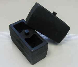 Fat Bob's Garage, Part # BK3, Dodge 2500/3500 3" Steel Rear Lift Blocks 1994-2002 MAIN