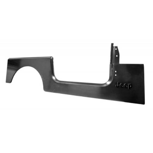 Fat Bob's Garage, OMIX-ADA Part #DMC-8133338, Side Panel With Jeep Logo Right 76-86 Jeep CJ7/87-95 YJ Wrangler MAIN