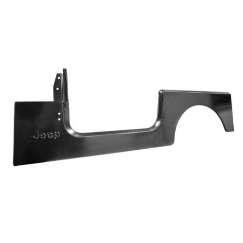 Fat Bob's Garage, OMIX-ADA Part #DMC-8133339, Side Panel With Jeep Logo Left 76-95 Jeep CJ7 And YJ Wrangler MAIN