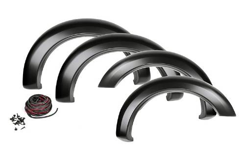 Fat Bob's Garage, Rough Country part #F-D10211S, Dodge Ram 1500 Smooth Pocket Fender Flares 2WD/4WD 2002-2008 LARGE